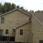 Properly painting cedar sided homes.