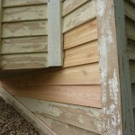 Properly painting cedar sided homes.