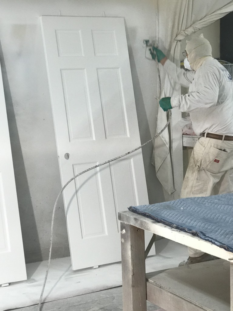 Spraying Interior Doors Lake Area Painting & Decorating, Inc.